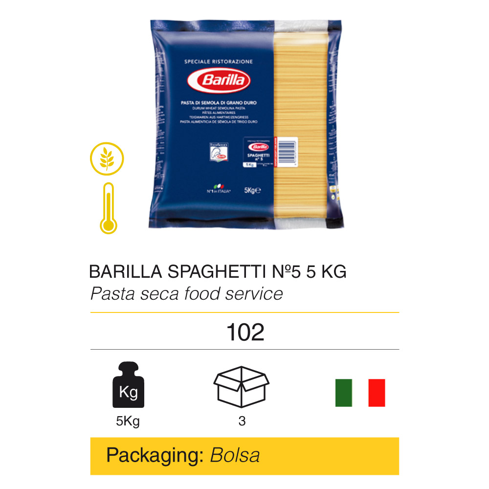 Roma Gianfranco - Pasta-Barilla blu-spaghetti nr.5 kg5